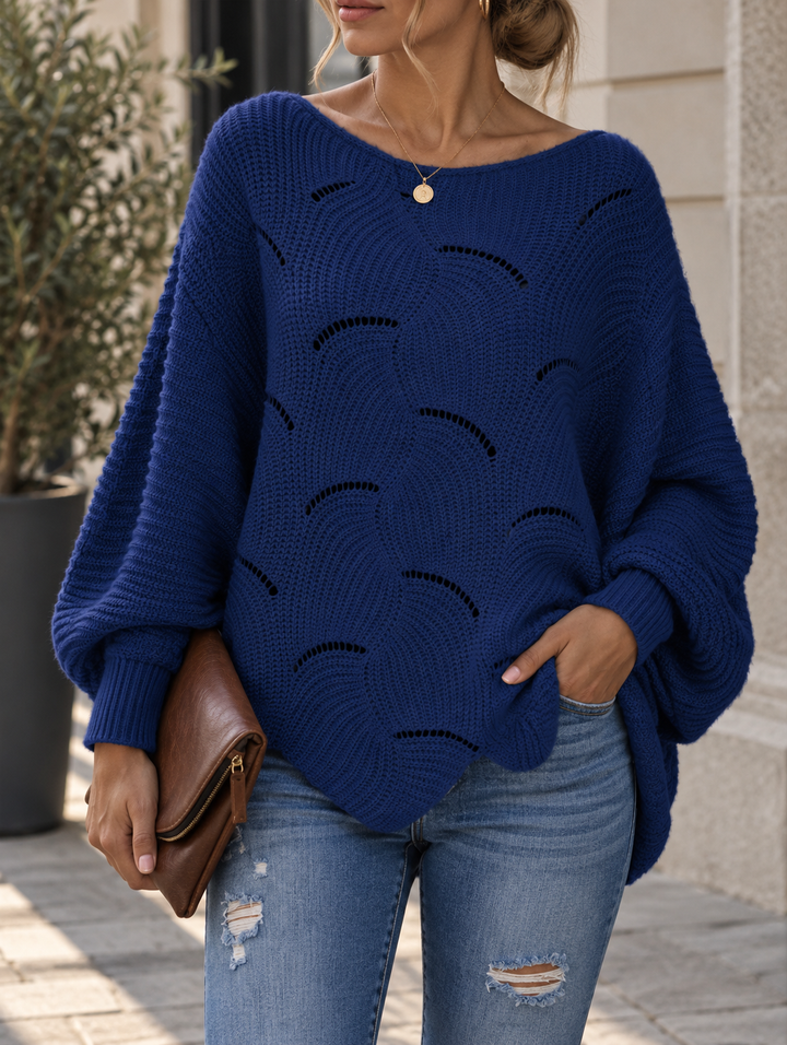 Zeyna - Long Sleeve Knit Sweater