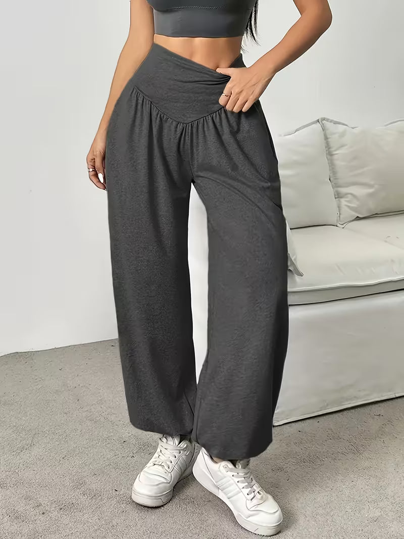 Millora - Stretchy Soft Wide Leg Trousers