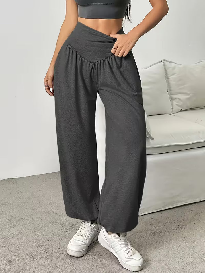 Millora - Stretchy Soft Wide Leg Trousers