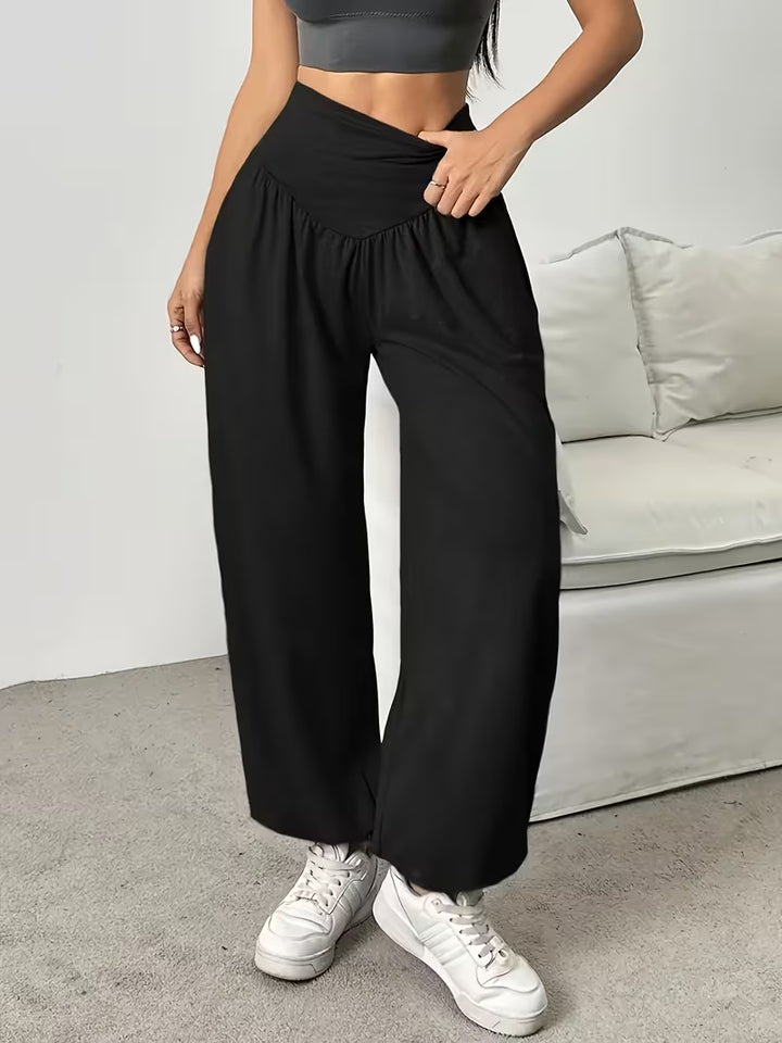 Millora - Stretchy Soft Wide Leg Trousers