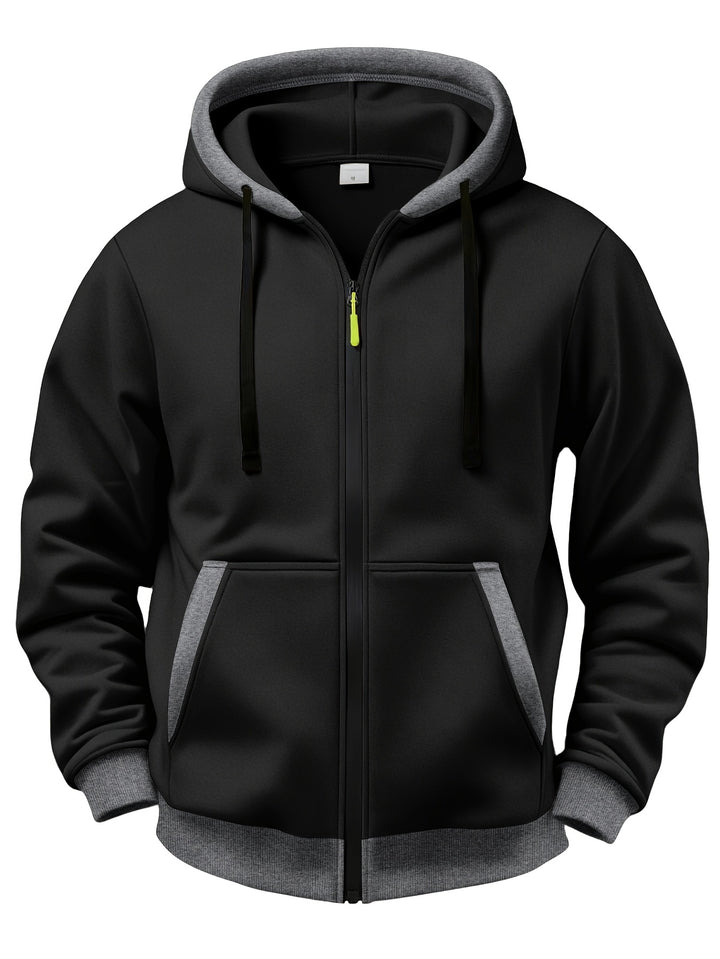 Mussoline - Casual Long Sleeve Winter Hooded With Zipper