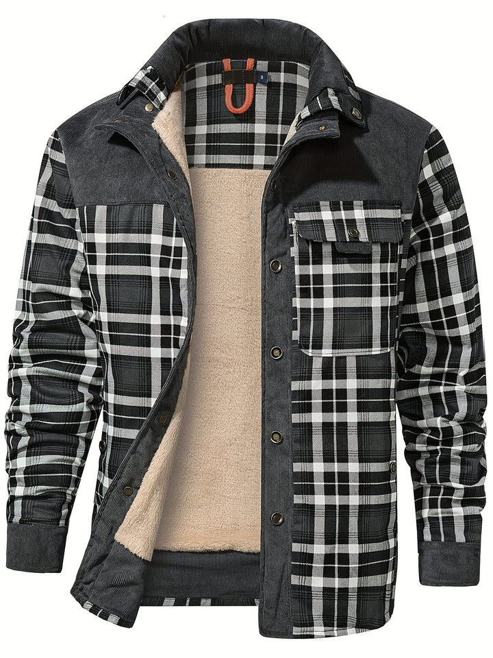 Dalmas - Casual Winter Plaid Jacket