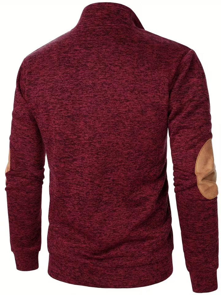 Kashyap - Stand Collar Long Sleeve Sweatshirt