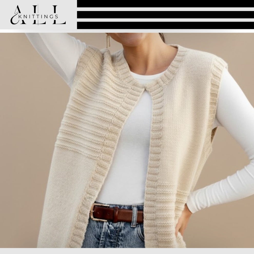 Lizzy - Sleeveless Round Neck Layering Vest