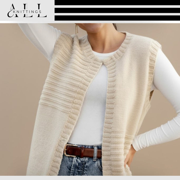 Lizzy - Sleeveless Round Neck Layering Vest