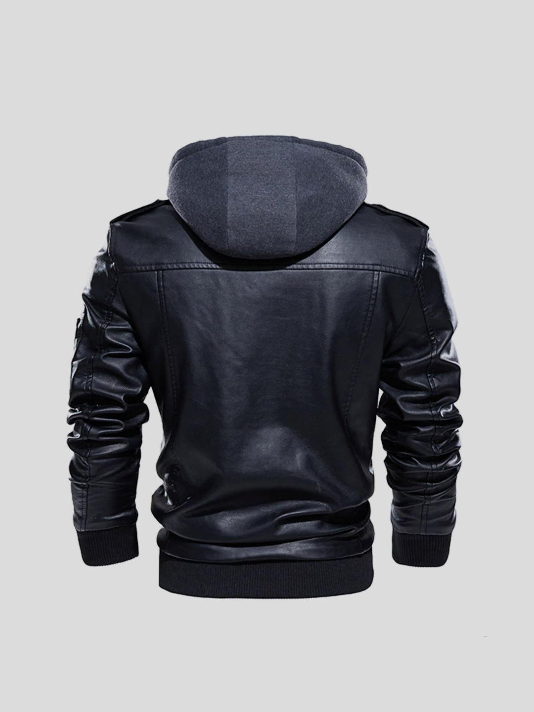 Edem - Leather Jacket With Zip Pockets