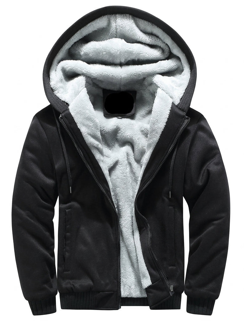 Kolina - Fleece Lined Hooded Zip-Up Jacket