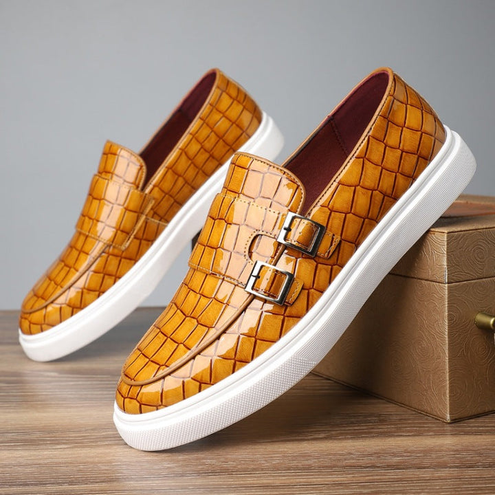 Loic - Crocodile Pattern Loafer