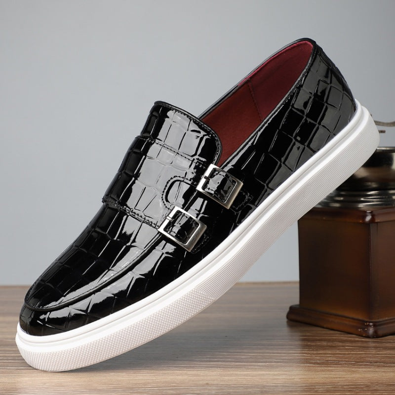 Loic - Crocodile Pattern Loafer