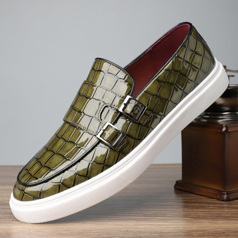 Loic - Crocodile Pattern Loafer