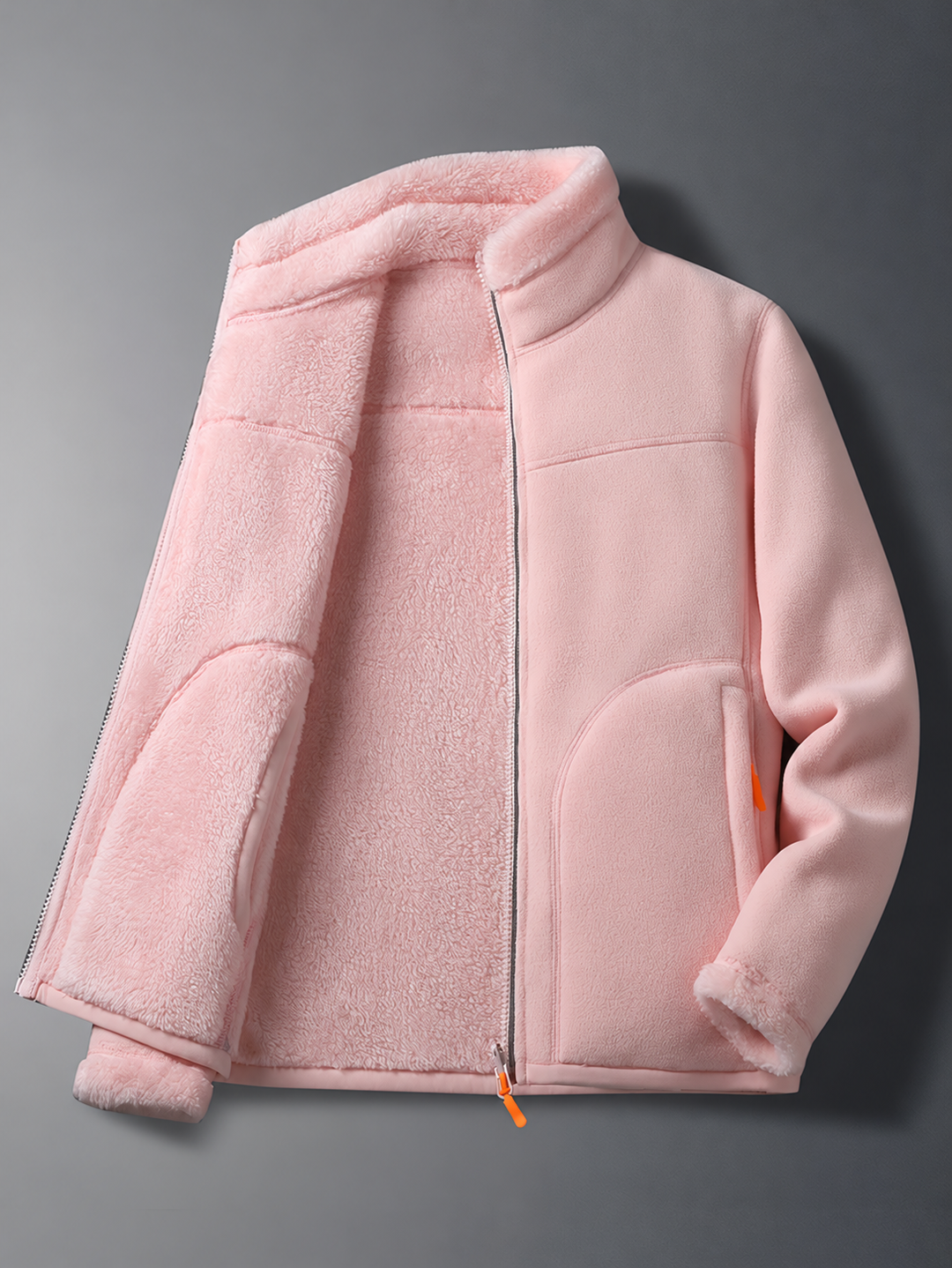 Milissa - Long Sleeve Winter Jacket With Pocket