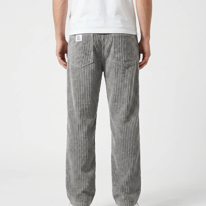 Erdem - Pants with Wide-Leg Fit and Corduroy Texture