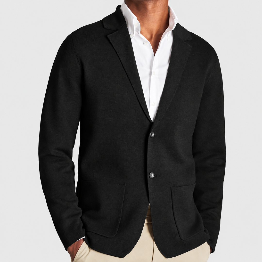 Simkin - Knitted Blazer With Patch Pockets