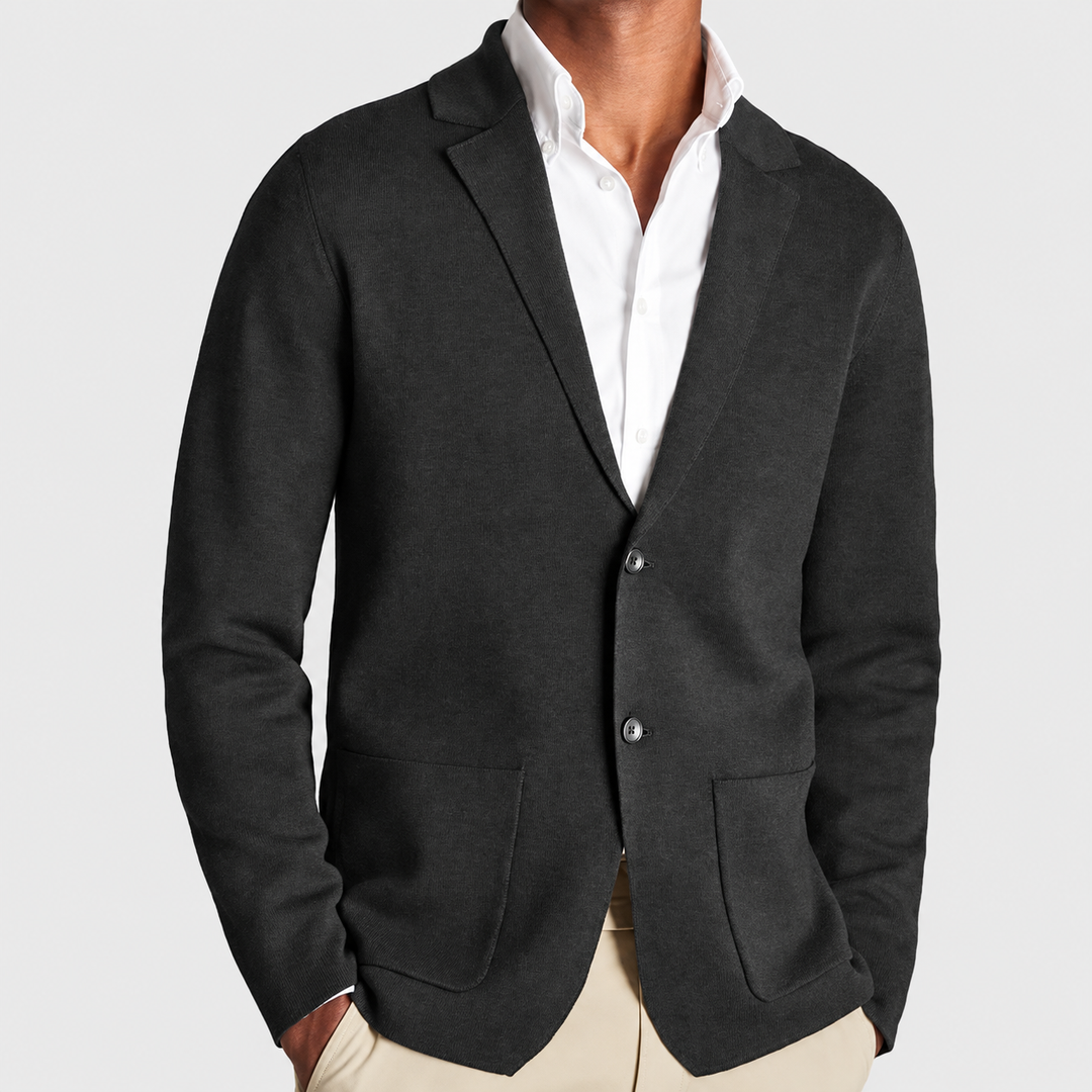 Simkin - Knitted Blazer With Patch Pockets