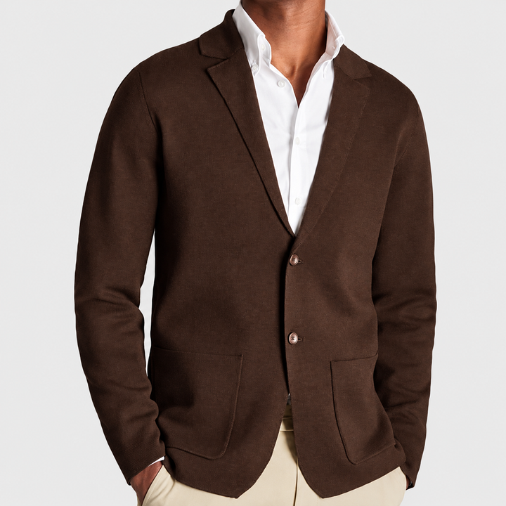 Simkin - Knitted Blazer With Patch Pockets