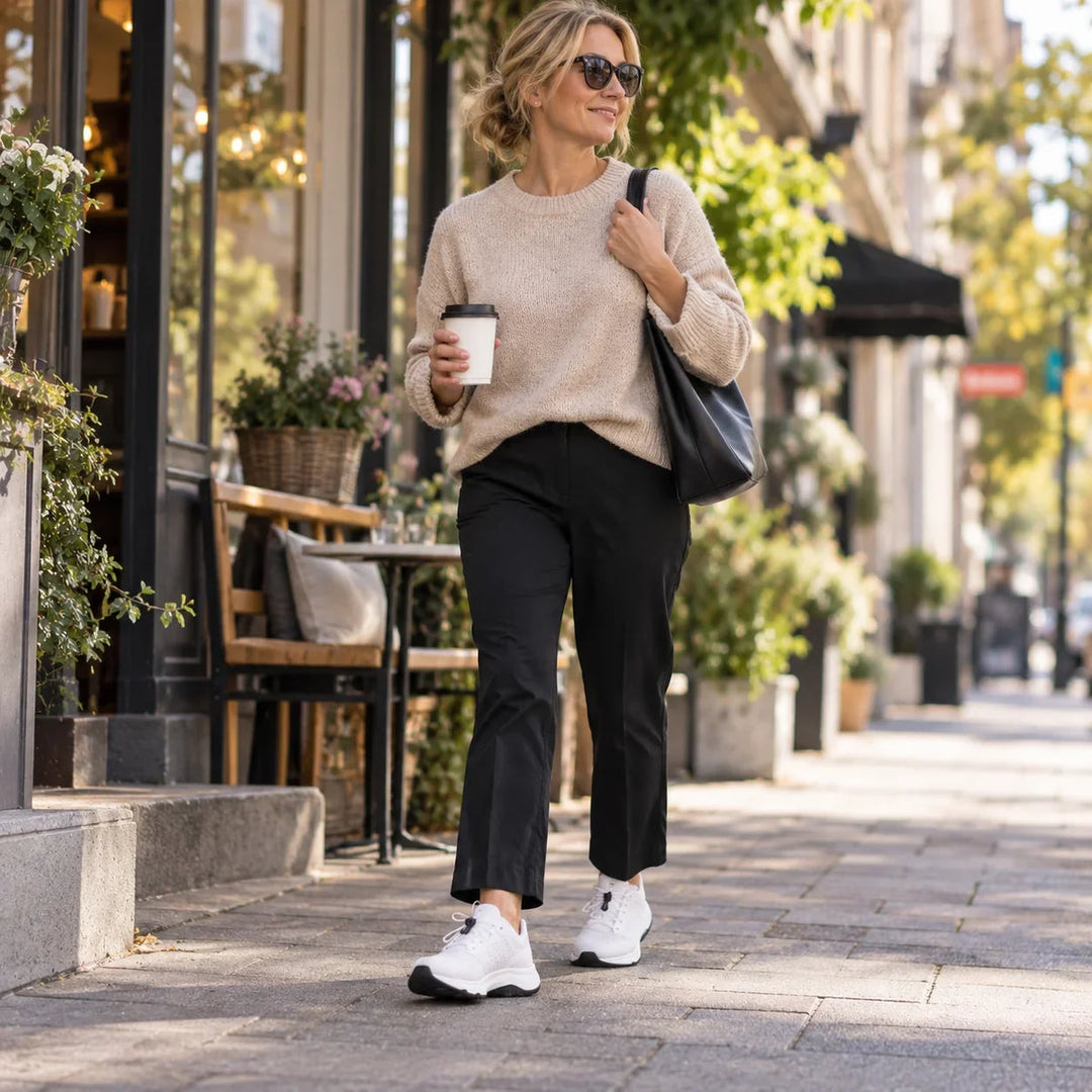 Maellia - Breathable Mesh Sneakers With Cushioned Sole