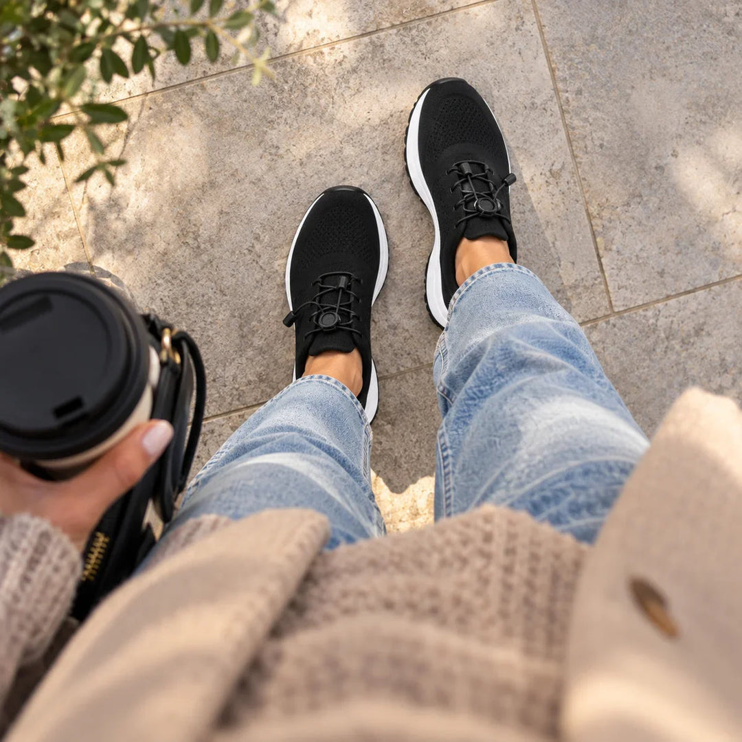 Maellia - Breathable Mesh Sneakers With Cushioned Sole