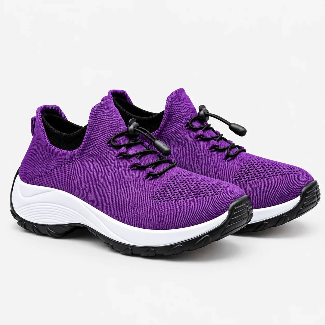 Maellia - Breathable Mesh Sneakers With Cushioned Sole