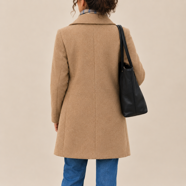 Danla - Long Sleeve Coat With Pockets