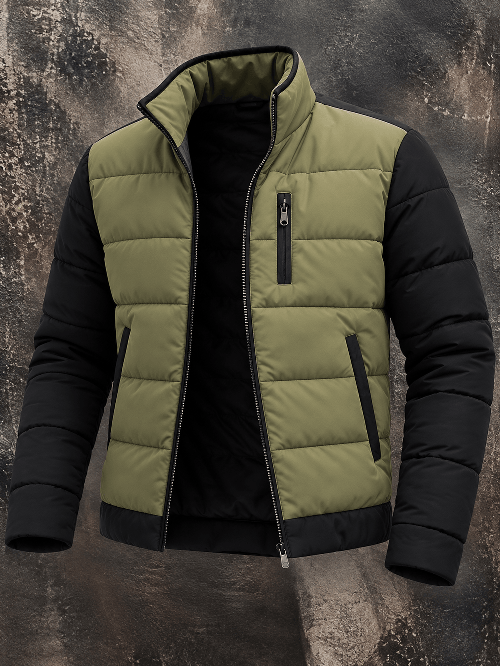 Haraldur - Puffer Jacket With Zipper
