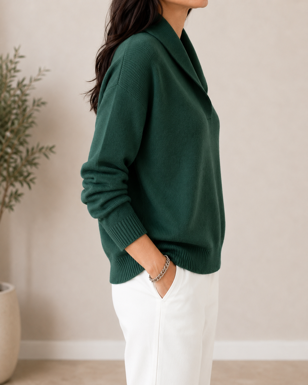 Samilla - Long Sleeve V-Neck Sweater