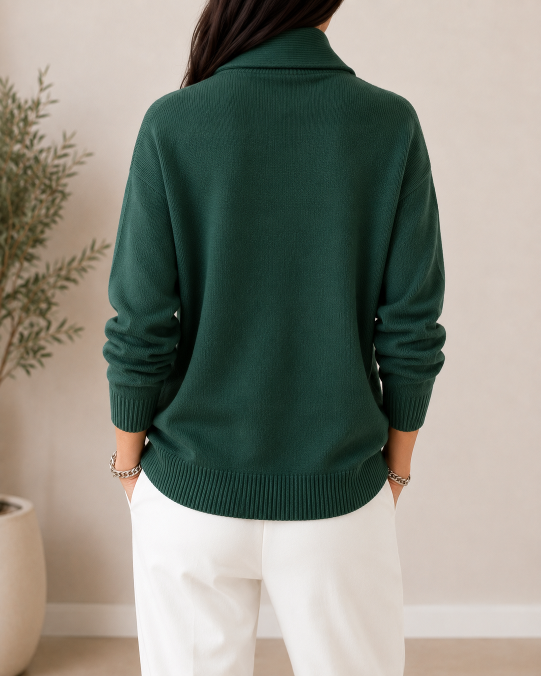 Samilla - Long Sleeve V-Neck Sweater