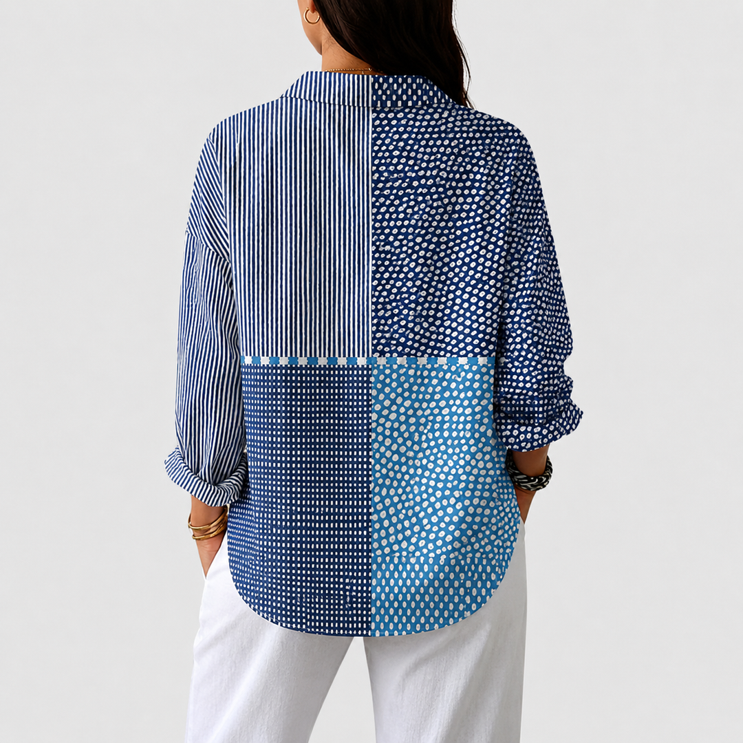 Betrina - Airy Colorful Printed Blouse