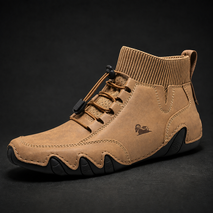 Tuncer - Leather Lace Up Sneakers