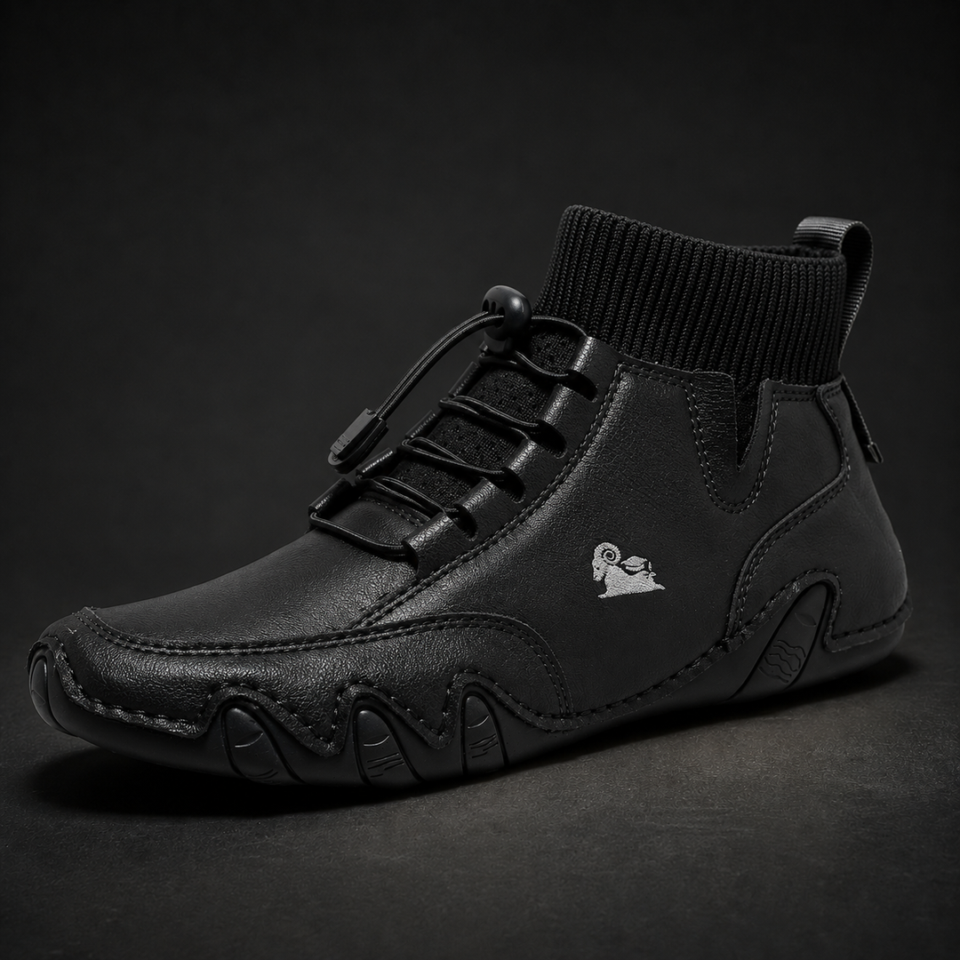 Tuncer - Leather Lace Up Sneakers