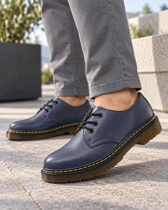 Nyklas - Lace-Up Derby Shoes With Contrast Sole Stitching