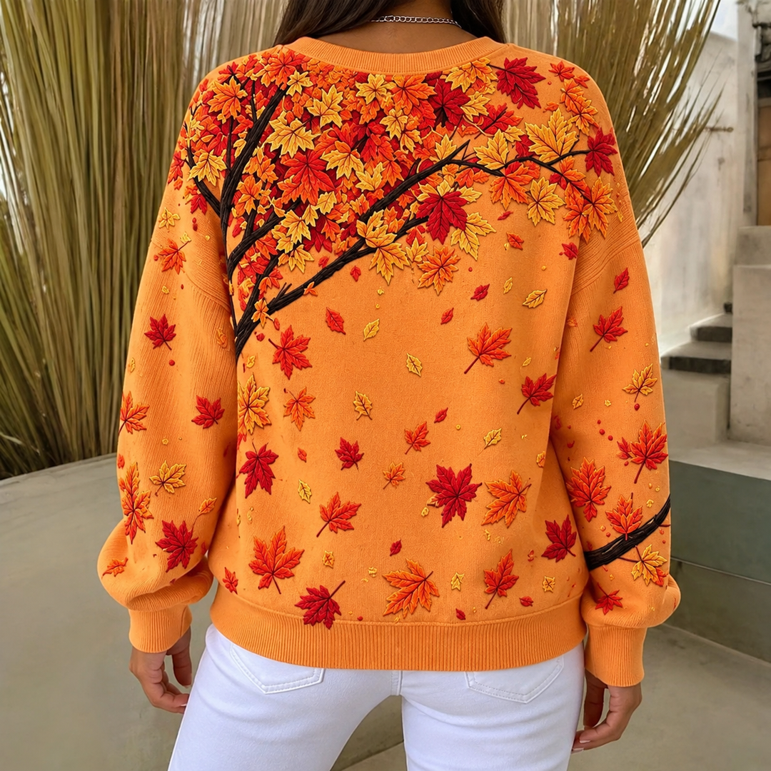 Jivina - Casual Sweatshirt With Cat Print