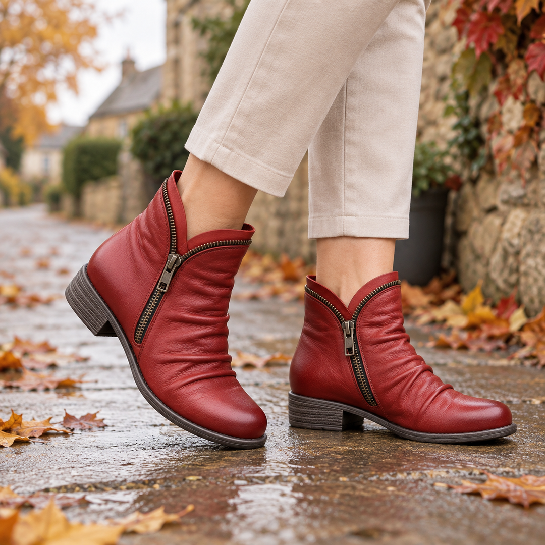 Limella - Orthopedic Ankle Boots With Zipper