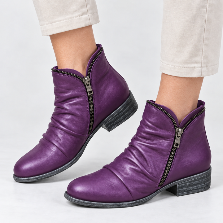 Limella - Orthopedic Ankle Boots With Zipper