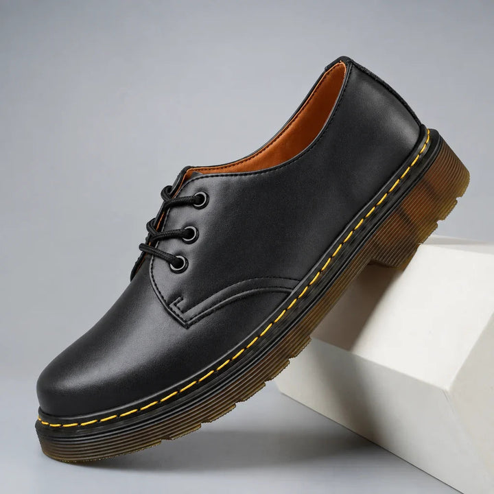 Nyklas - Lace-Up Derby Shoes With Contrast Sole Stitching