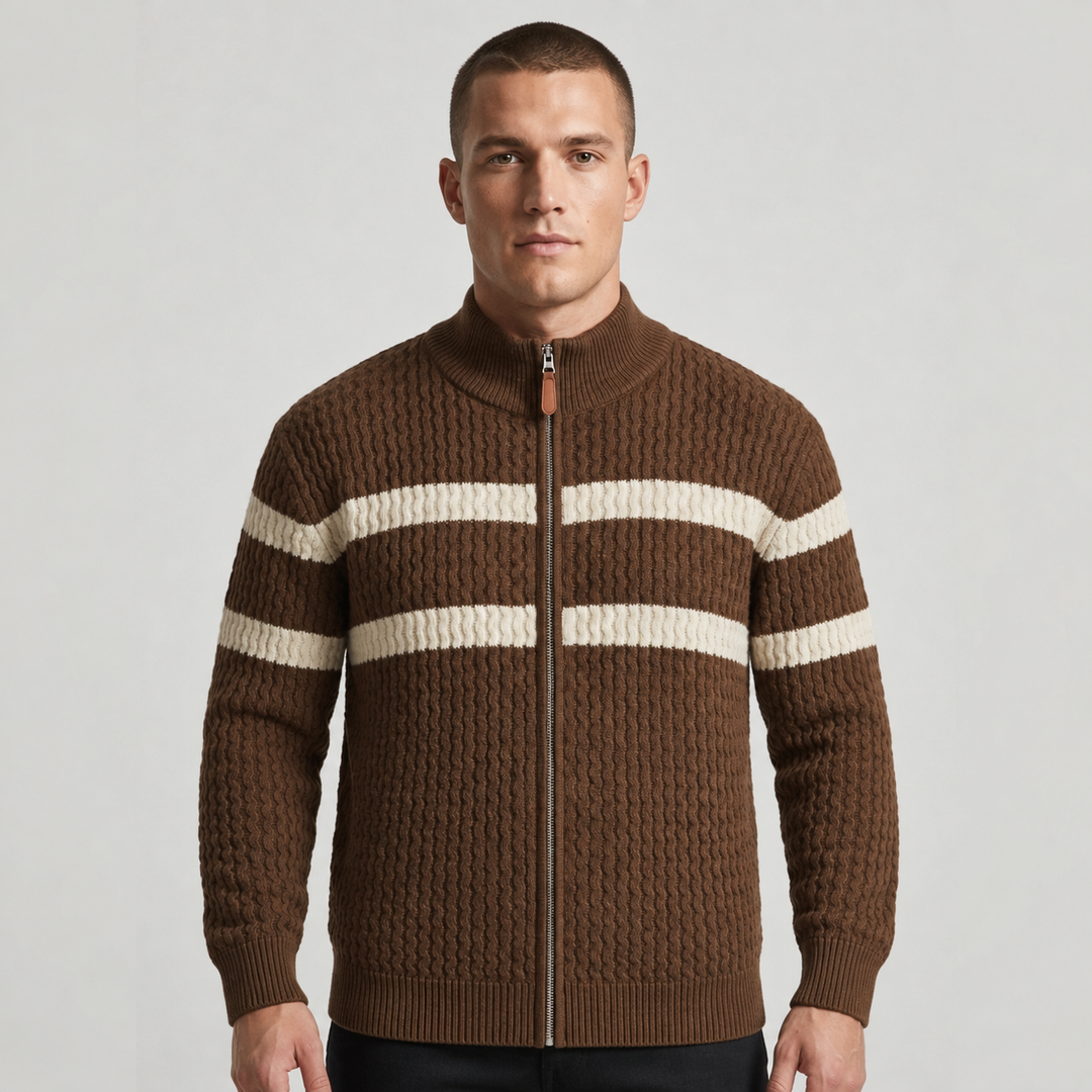 Loick - Long Sleeve Knitted Cardigan