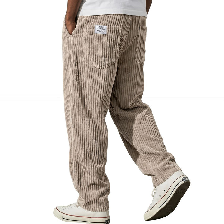 Erdem - Pants with Wide-Leg Fit and Corduroy Texture