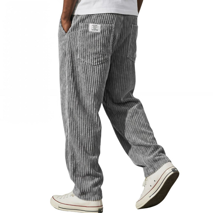 Erdem - Pants with Wide-Leg Fit and Corduroy Texture