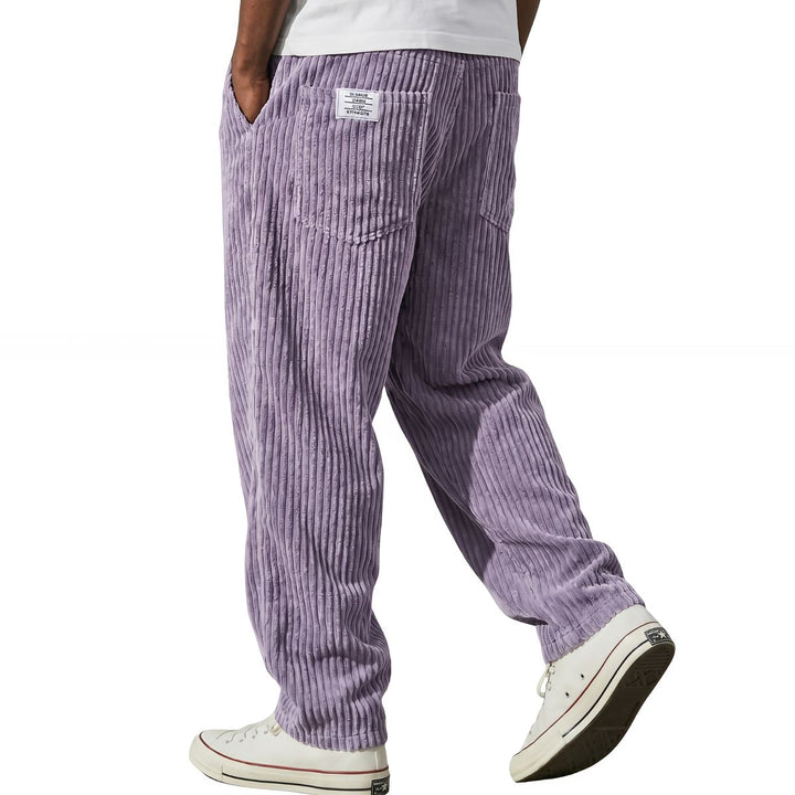 Erdem - Pants with Wide-Leg Fit and Corduroy Texture