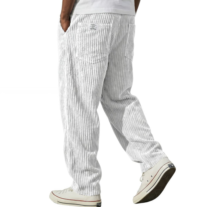 Erdem - Pants with Wide-Leg Fit and Corduroy Texture
