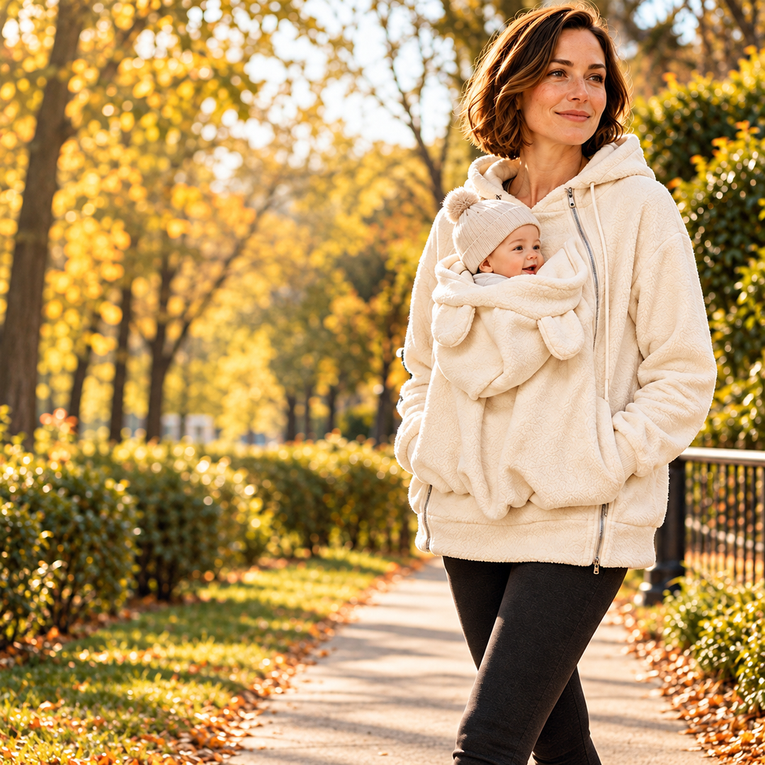 Naeza - Babywearing Hooded Fleece Jacket