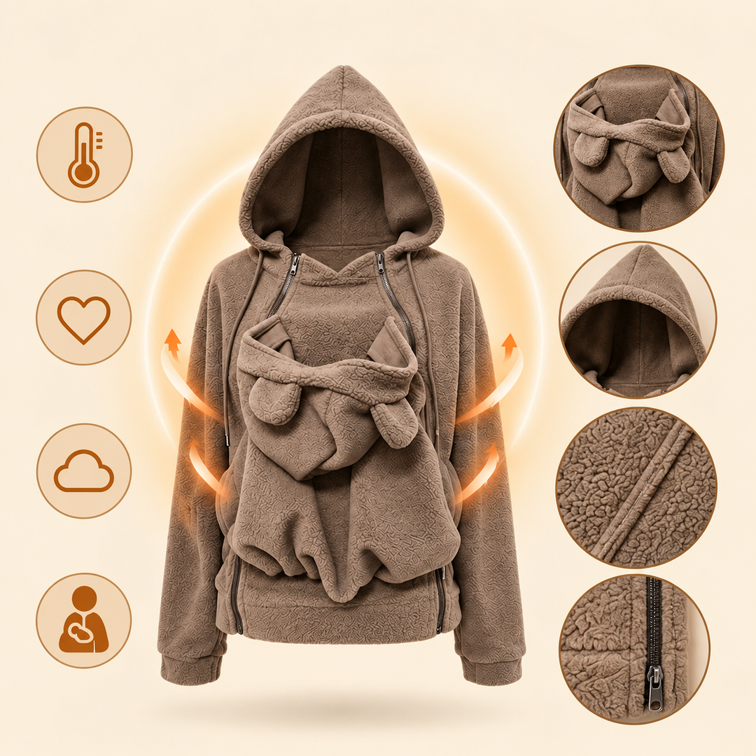 Naeza - Babywearing Hooded Fleece Jacket
