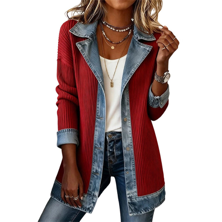 Cendall - Styish Cardigan With Denim