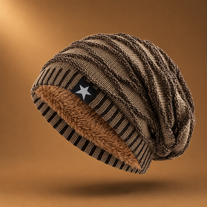 Hollis - Fleece Lined Knit Beanie