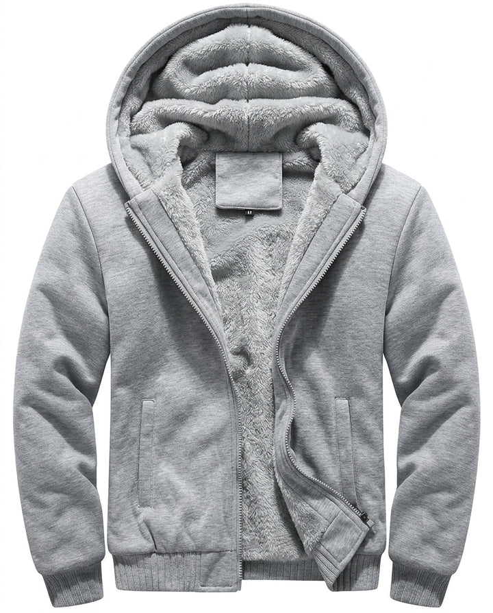 Kolina - Fleece Lined Hooded Zip-Up Jacket