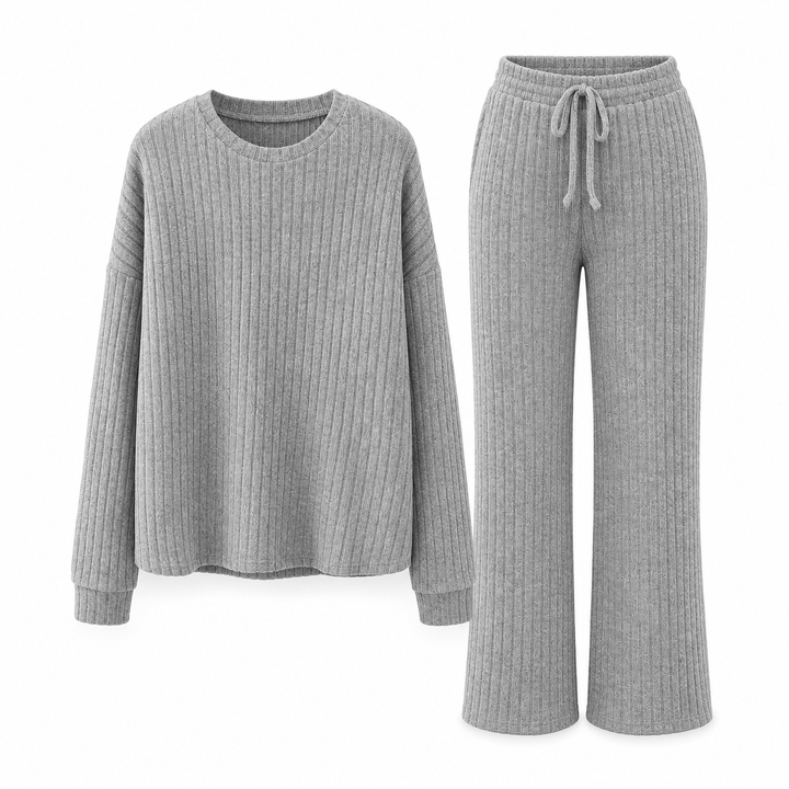 Lesana - Sporty Striped Two-Piece Set