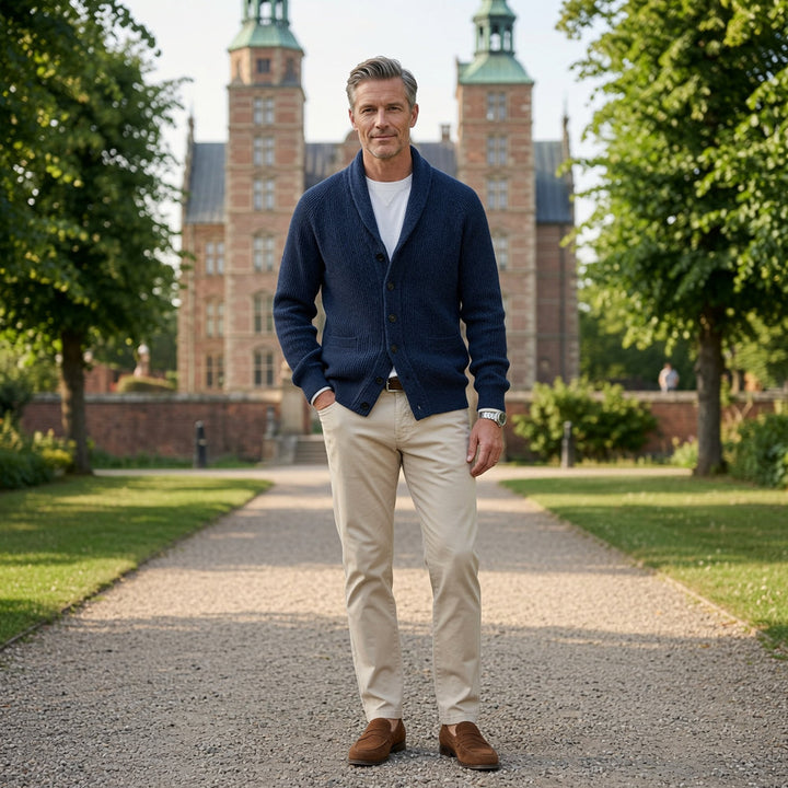 Yanis - Long Sleeve Button-Up Cardigan