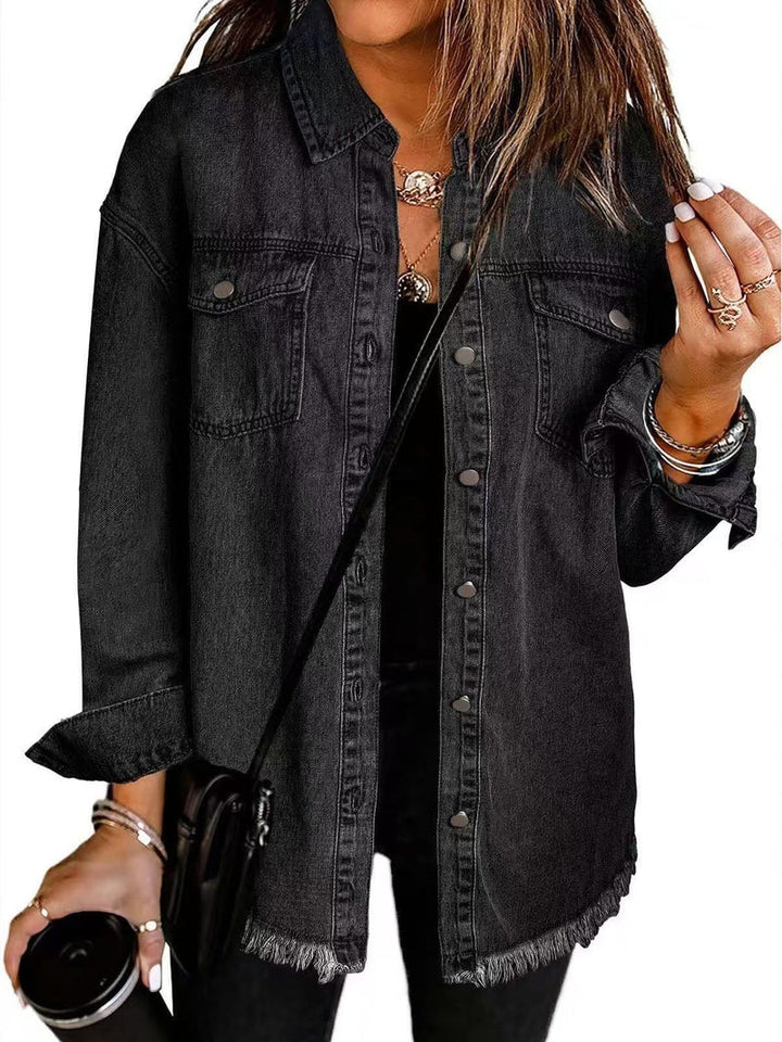 Enass - Denim Jacket With Button