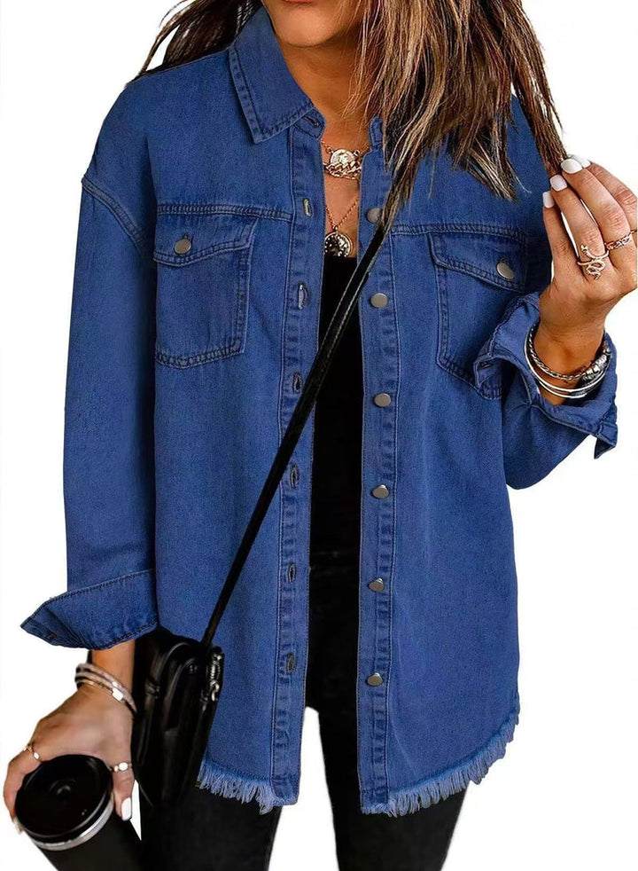 Enass - Denim Jacket With Button