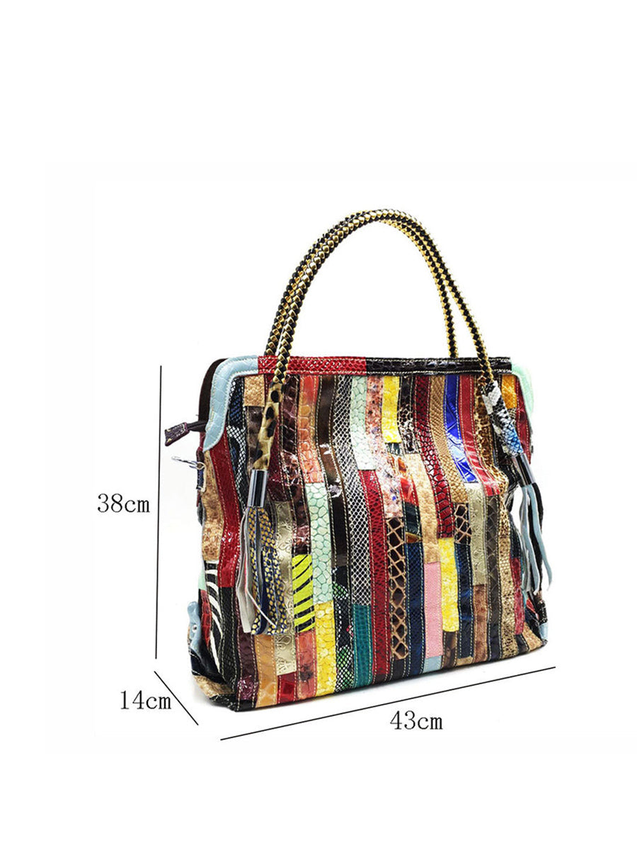 Mishahna - Fashion Western Style Colorful Handbag