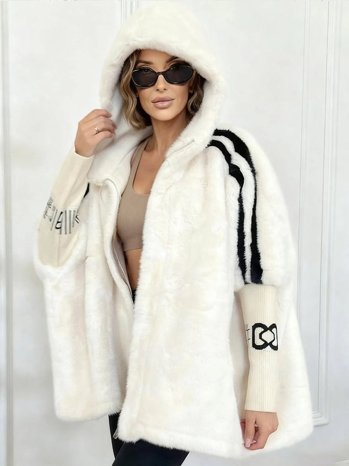Elifia - Oversized Jacket With Hood